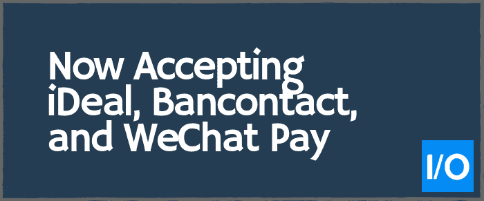 wechat pay, ideal, bancontact