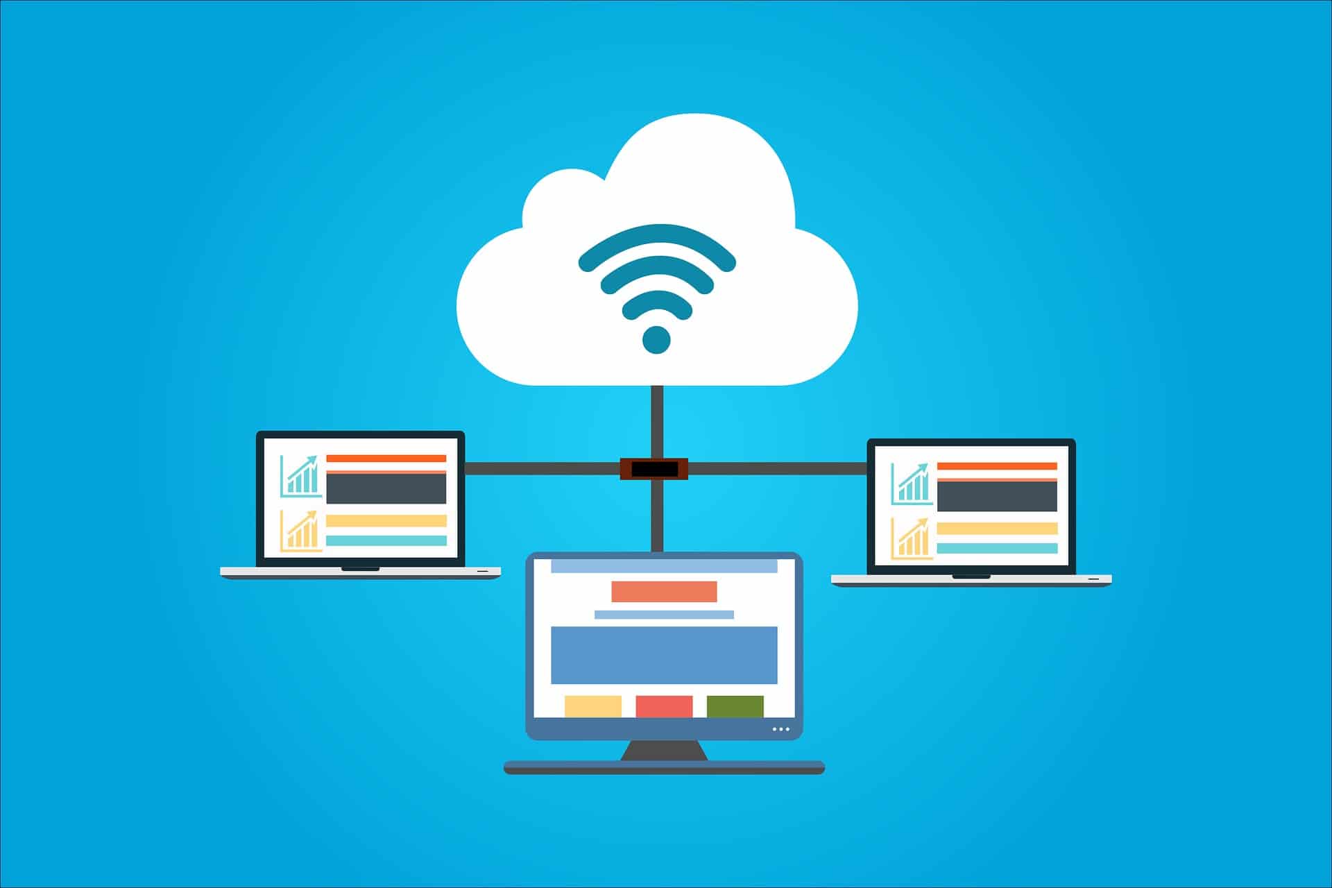cloud hosting graphic